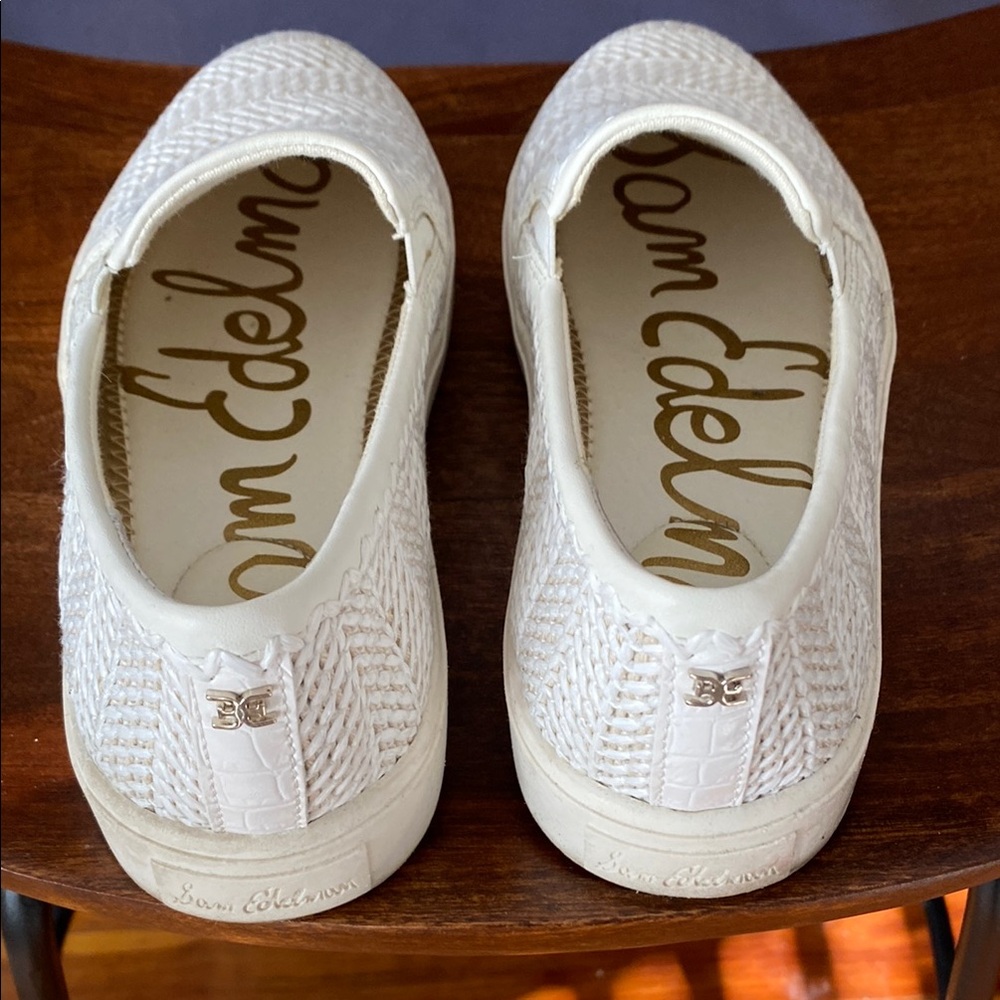 Sam Edelman White Slip-On Shoes - Picture 4 of 4
